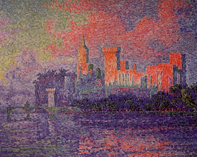 Paul Signac The Papal Palace, Avignon